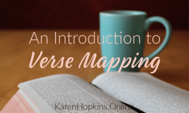 8 Steps to Bible Verse Mapping