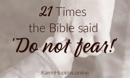 Bible Verses about fear