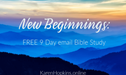 9 Day Bible Study on New Beginnings