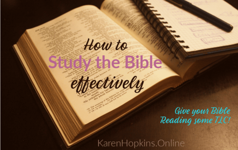 How to read the Bible effectively – Look