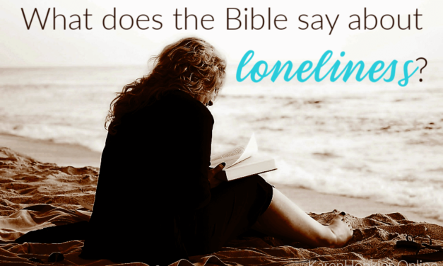 What does the Bible say about loneliness?