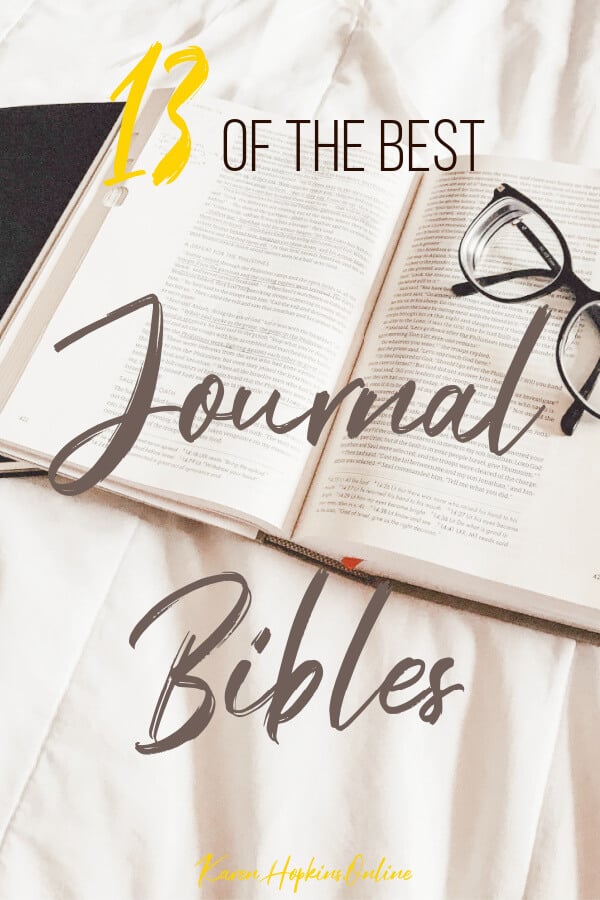 Best journaling Bibles