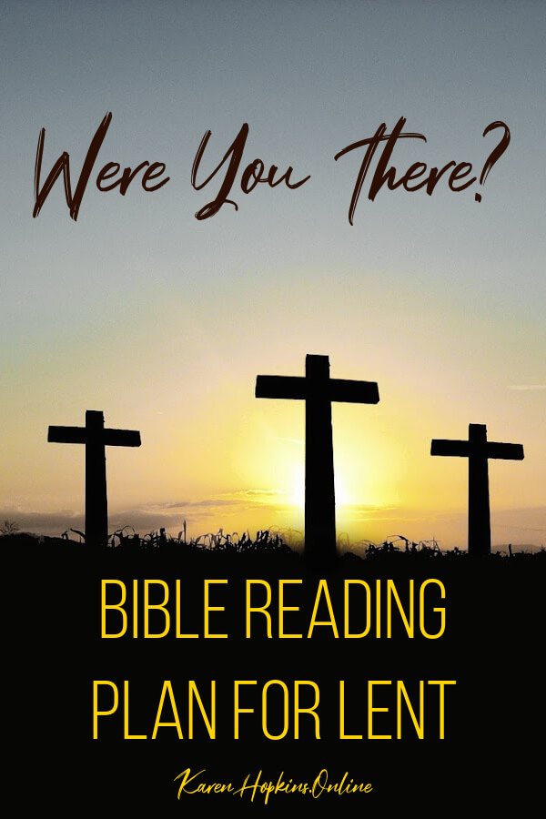 Bible Readings for Lent Pin