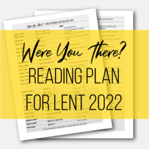 Lent Reading Plan